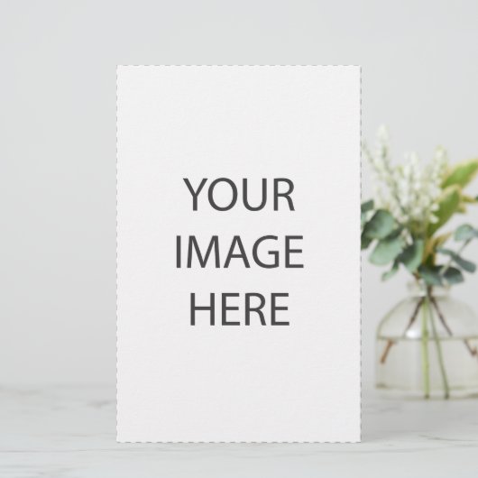 Entwerfen Sie Ihre eigenen Briefpapier (Stehend Vorderseite)