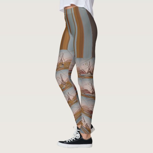Entwerfen Sie Ihre eigenen Eiffelturm-Ritter Leggings (Links)