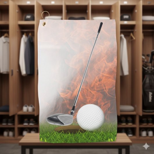 Entwerfen Sie Ihre eigenen, eigenen Golf-Handtüche Golfhandtuch