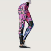 Entwerfen Sie Ihre eigenen farbigen Aquarellfarben Leggings (Rechts)