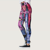 Entwerfen Sie Ihre eigenen farbigen Aquarellfarben Leggings (Links)