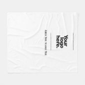 Entwerfen Sie Ihre eigenen Fleecedecke (Vorderseite (Horizontal))