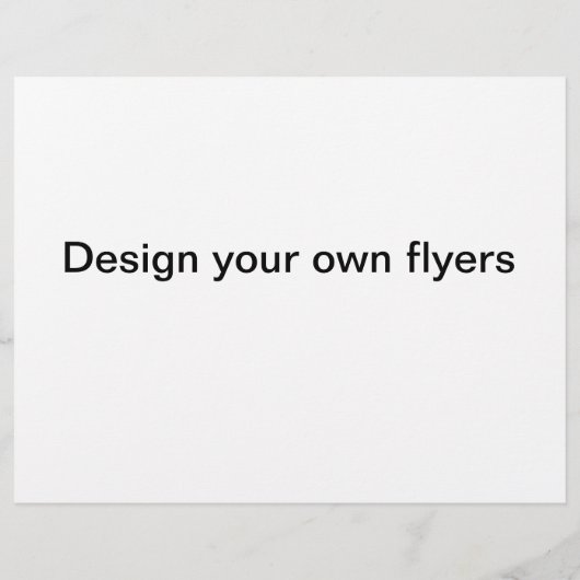 Entwerfen Sie Ihre eigenen Flyer (Hinten)