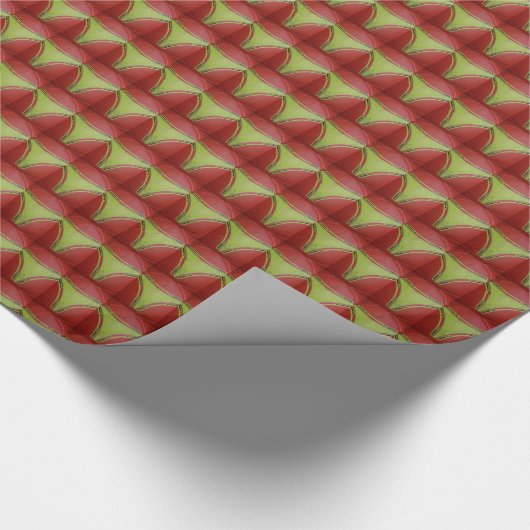 Entwerfen Sie Ihre eigenen goldenen, gelben Kurven Geschenkpapier (Ecke)