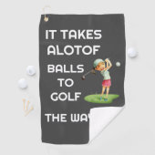 Entwerfen Sie Ihre eigenen Golf-Handtücher. Golfhandtuch (Insitu)