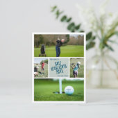 Entwerfen Sie Ihre eigenen Golftour-Highlights Fot Postkarte (Stehend Vorderseite)