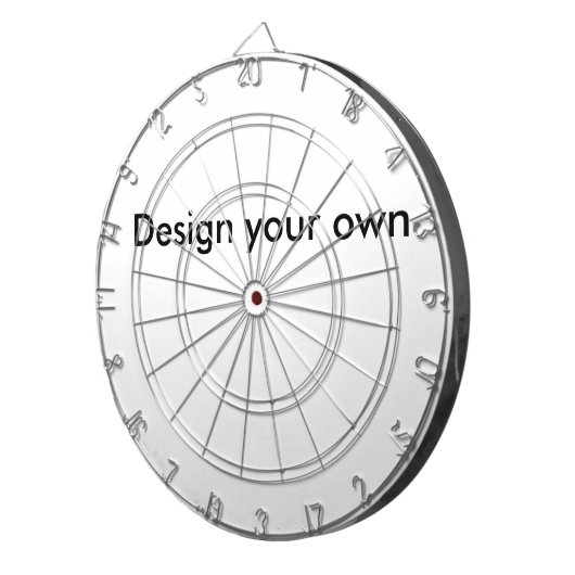 Entwerfen Sie Ihre eigenen Grafikkarten Dartscheibe (Vorderseite rechts)