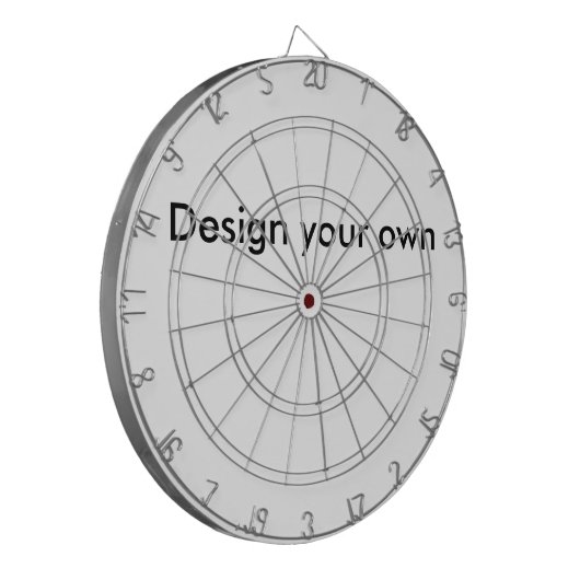 Entwerfen Sie Ihre eigenen Grafikkarten Dartscheibe (Vorderseite Links)