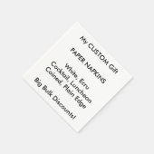 Entwerfen Sie Ihre eigenen, individuell anpassbare Serviette (Ecke)