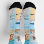 Entwerfen Sie Ihre eigenen individuellen Fotolack- Socken (Oben)