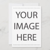 Entwerfen Sie Ihre eigenen individuellen Hochzeits Einladung (Vorderseite)