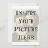 Entwerfen Sie Ihre eigenen individuellen Hochzeits Einladung (Rückseite)