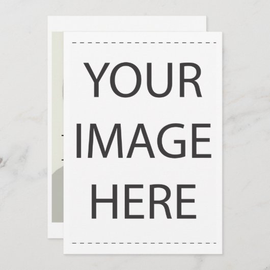 Entwerfen Sie Ihre eigenen individuellen Hochzeits Einladung (Vorne/Hinten)