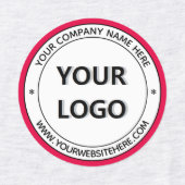 Entwerfen Sie Ihre eigenen Labels mit Firmenlogo u Etiketten (Design 1)