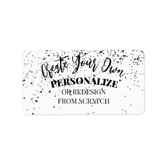 Entwerfen Sie Ihre eigenen Maßstäbe Adressaufkleber (Vorne)