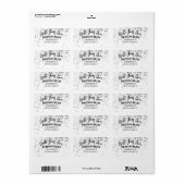 Entwerfen Sie Ihre eigenen Maßstäbe Adressaufkleber (Vorne)