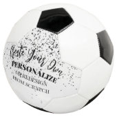 Entwerfen Sie Ihre eigenen Maßstäbe Fußball (Dreiviertel)