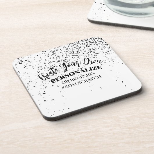 Entwerfen Sie Ihre eigenen Maßstäbe Getränkeuntersetzer (Linke Seite)