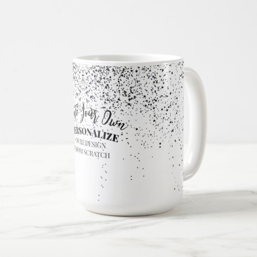 Entwerfen Sie Ihre eigenen Maßstäbe Kaffeetasse (VorderseiteRechts)