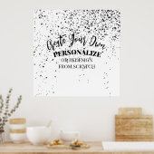 Entwerfen Sie Ihre eigenen Maßstäbe Poster (Küche)