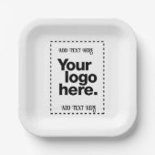 Entwerfen Sie Ihre eigenen Pappteller (Vorderseite)