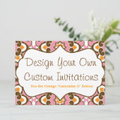 Entwerfen Sie Ihre eigenen Personalisierten Einlad Einladung (Stehend Vorderseite)