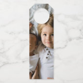 Entwerfen Sie Ihre eigenen personalisierten, maßge Flaschenanhänger (Rückseite)