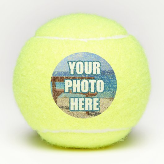 Entwerfen Sie Ihre eigenen personalisierten, maßge Tennisbälle (Vorderseite)