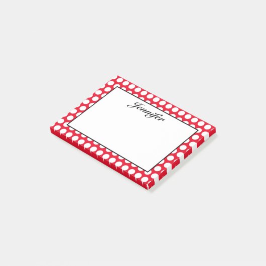 Entwerfen Sie Ihre eigenen Personalisierten weißen Post-it Klebezettel (angewinkelt)