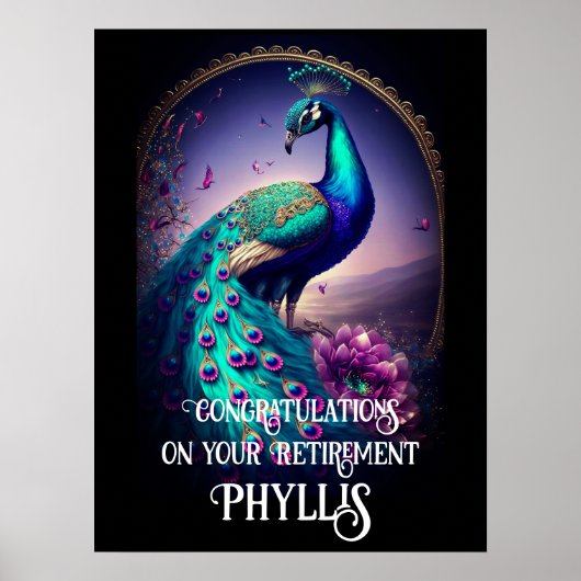 Entwerfen Sie Ihre eigenen persönlichen Glückwünsc Poster (Vorne)