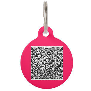Entwerfen Sie Ihre eigenen QR-Code-Scan-Info-Haust Haustiermarke
