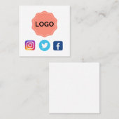 Entwerfen Sie Ihre eigenen Quadratische Visitenkarte (Vorne/Hinten)