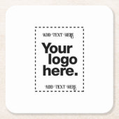 Entwerfen Sie Ihre eigenen Rechteckiger Pappuntersetzer (Vorderseite)