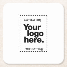 Entwerfen Sie Ihre eigenen Rechteckiger Pappuntersetzer