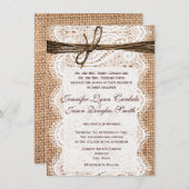 Entwerfen Sie Ihre eigenen rustikalen Hochzeitsein Einladung (Vorne/Hinten)