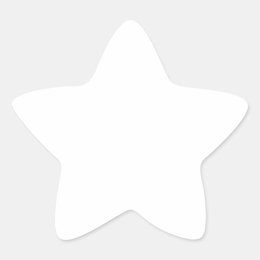 Entwerfen Sie Ihre eigenen sternförmigen Aufkleber (Vorderseite)