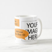 Entwerfen Sie Ihre eigenen Tasse-Sprachblasen für Kaffeetasse (VorderseiteRechts)