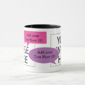 Entwerfen Sie Ihre eigenen Tasse-Sprachblasen für Tasse (Zentrum)