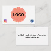 Entwerfen Sie Ihre eigenen  Visitenkarte (Vorne/Hinten)