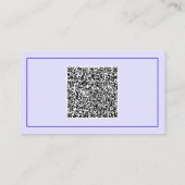 Entwerfen Sie Ihre eigenen Visitenkarten mit QR-Co Visitenkarte (Rückseite)