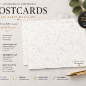 Entwerfen Sie Ihre eigenen Weihnachtskarten Postkarte