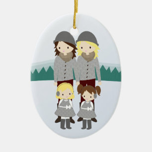 Entwerfen Sie Ihre Familien-kundengerechte Keramik Ornament