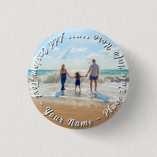 Entwerfen Sie Ihre Foto-Button-Geschenk-Personalis Button (Vorderseite)