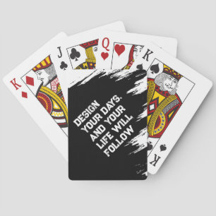 Entwerfen Sie Ihre Tage... Spielkarten