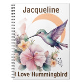 Entwerfen Sie Ihren eigenen Aquarell Hummingbird-I Notizblock (Vorderseite)