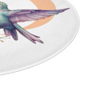 Entwerfen Sie Ihren eigenen Aquarell Hummingbird-I Schneidebrett (Ecke)