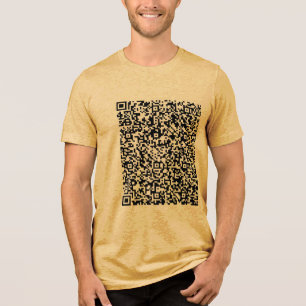 Entwerfen Sie Ihren eigenen benutzerdefinierten QR Tri-Blend Shirt