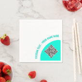 Entwerfen Sie Ihren eigenen benutzerdefinierten Te Serviette (Beispiel)