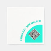 Entwerfen Sie Ihren eigenen benutzerdefinierten Te Serviette (Vorderseite)