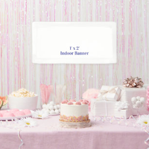 Entwerfen Sie Ihren eigenen einfachen 1' x 2' Indo Banner